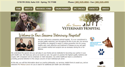 Desktop Screenshot of fourseasonsvet.com